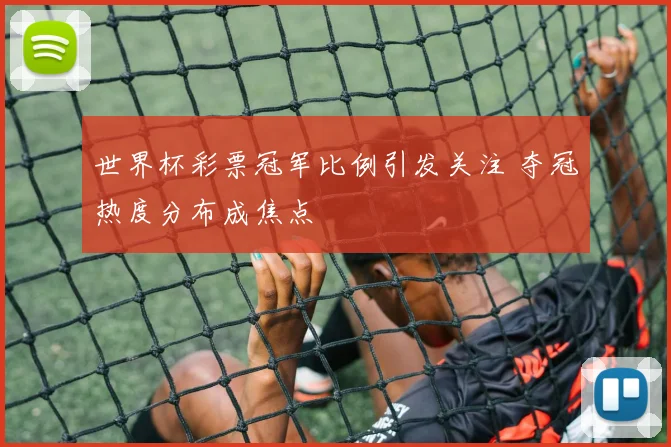 世界杯彩票冠军比例引发关注 夺冠热度分布成焦点